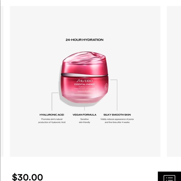 Shiseido Essential Energy Hydrating Cream - Picture 4 of 5